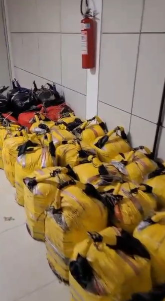 Material apreendido em operação por Divulgação/PF