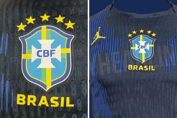 Nova camisa azul da Seleção Brasileira é vazada por site por Reprodução/Footy Headlines