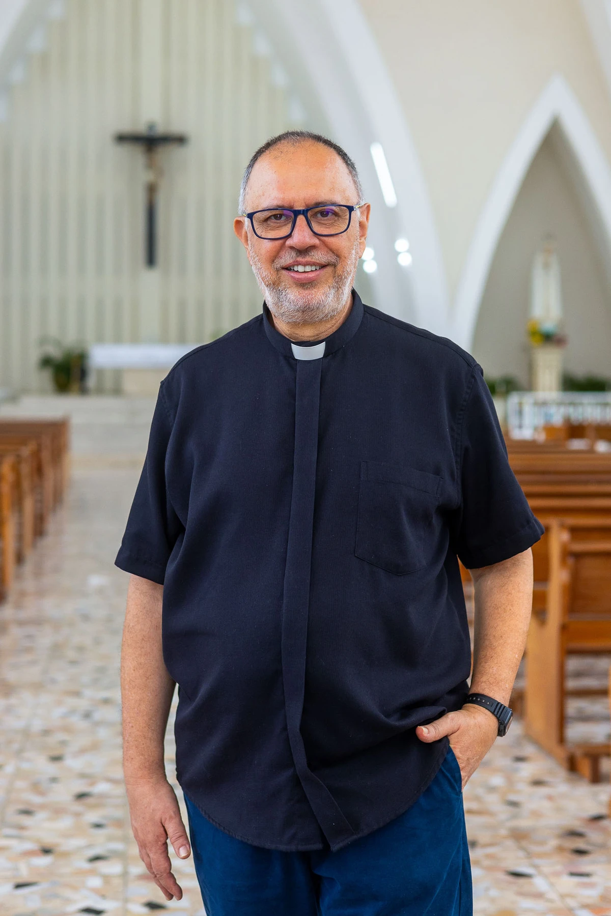 Padre Emmanuel SJ ressalta princípios jesuítas em conexão com o tempo presente por  Nicolas Arize/Secom CAV