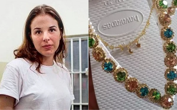 Suzane von Richthofen reaparece vendendo chinelos personalizados por até R$ 150 nas redes sociais