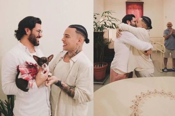 Artistas se casaram em 