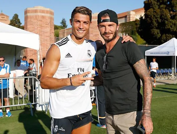 Cristiano Ronaldo e David Beckham