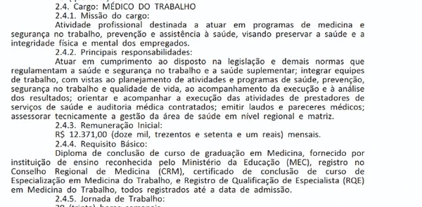 Edital do concurso Caixa 2025  por Captura de tela