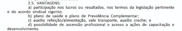 Edital do concurso Caixa 2025  por Captura de tela