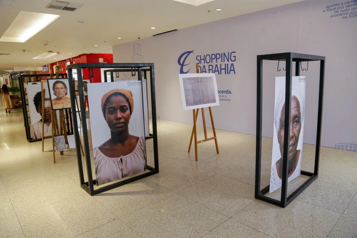 Exposição "Fragmentos da Memória" está aberta ao público no Shopping da Bahia por Arisson Marinho/CORREIO