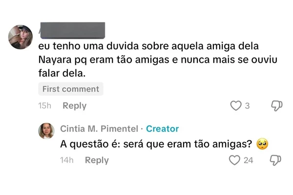 Mensagens de Cintia por Reprodução