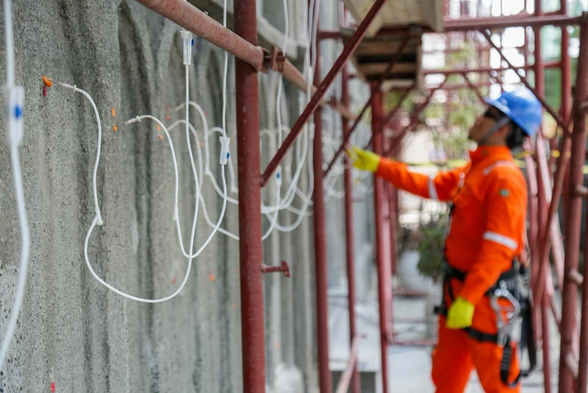 Santuário Senhor dos Passos, em Feira de Santana, passa por restauração por Gilberto Junior/GOVBA