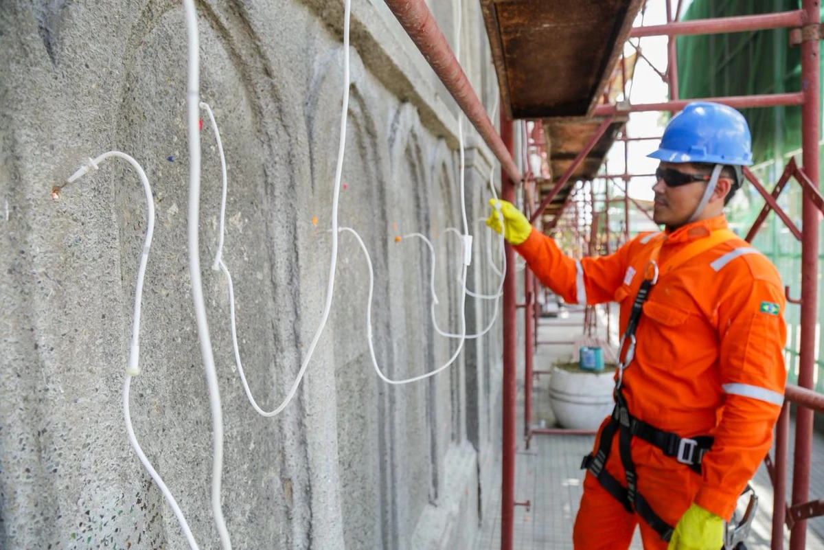 Santuário Senhor dos Passos, em Feira de Santana, passa por restauração por Gilberto Junior/GOVBA