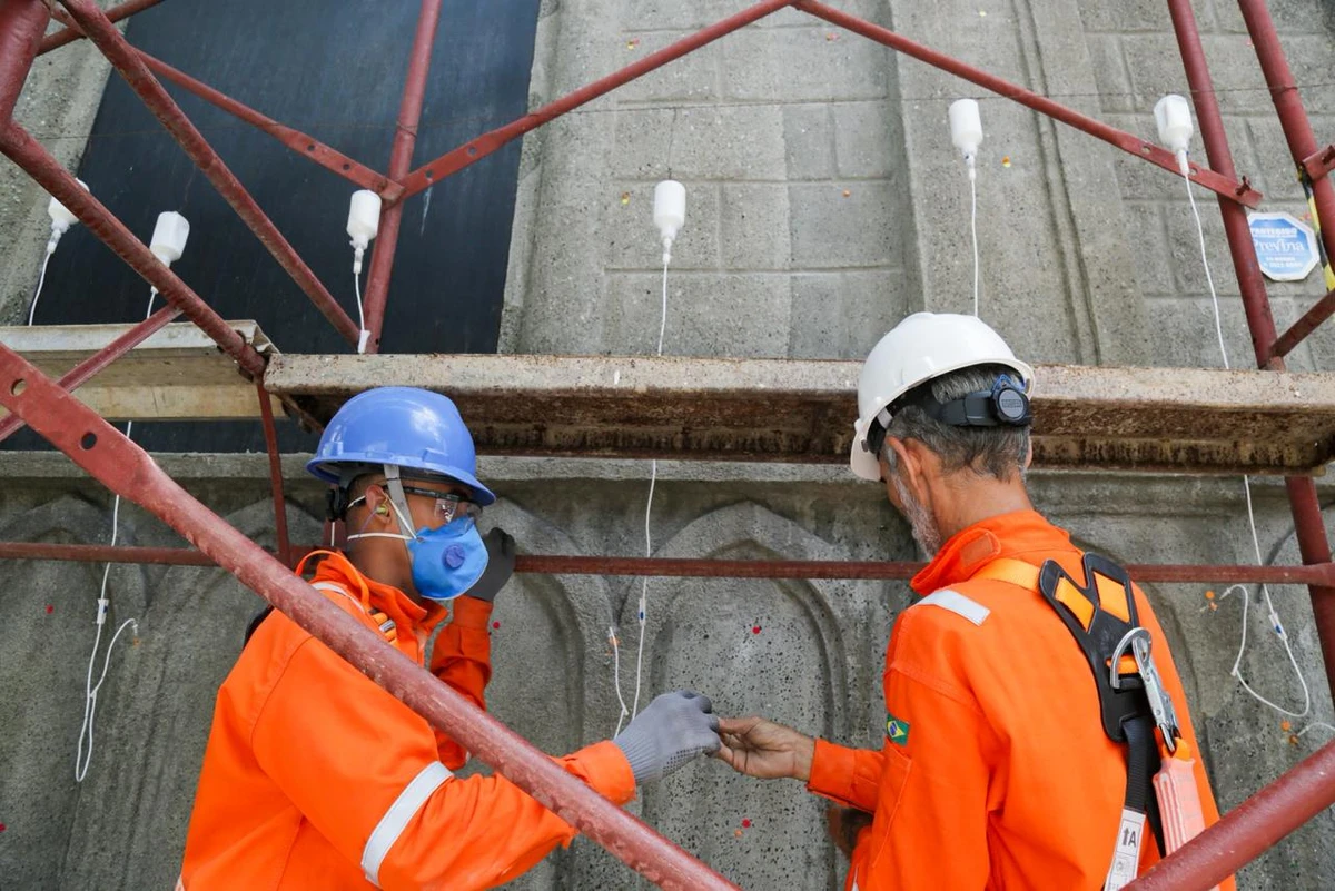Santuário Senhor dos Passos, em Feira de Santana, passa por restauração por Gilberto Junior/GOVBA