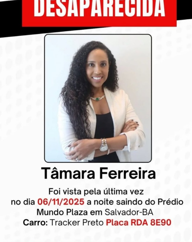 Tâmara Ferreira foi encontrada na sexta (7) por Reprodução/Instagram