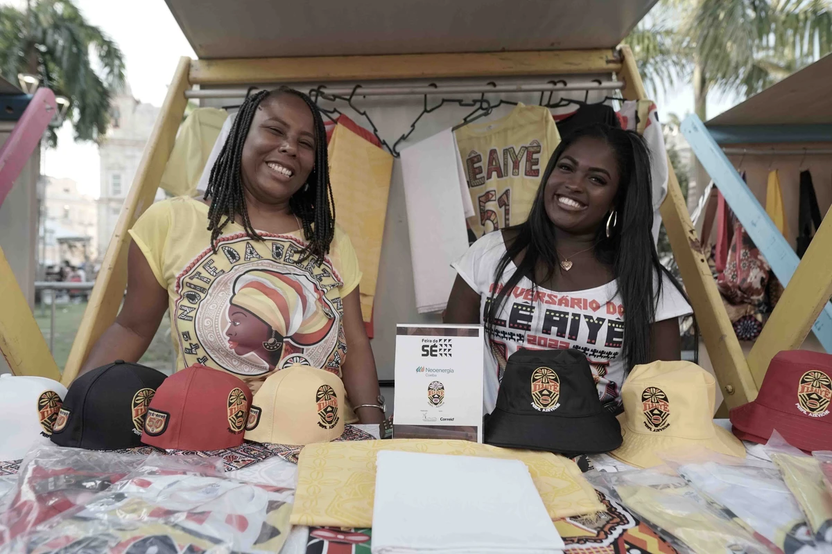 Ilê Aiyê na Feira da Sé por Heder Novais