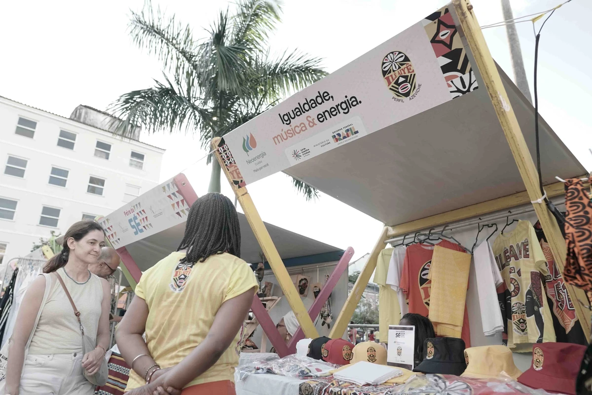 Ilê Aiyê na Feira da Sé por Heder Novais