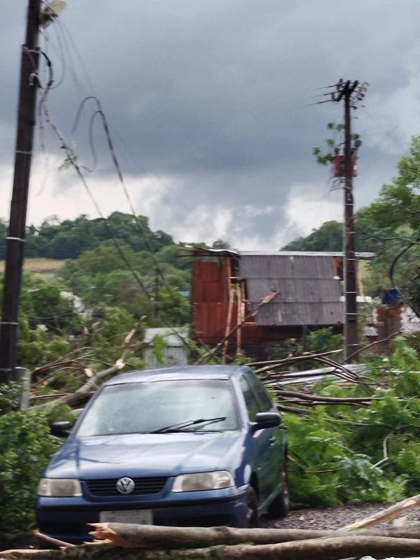 Tornado no Paraná por Reprodução/ Redes sociais