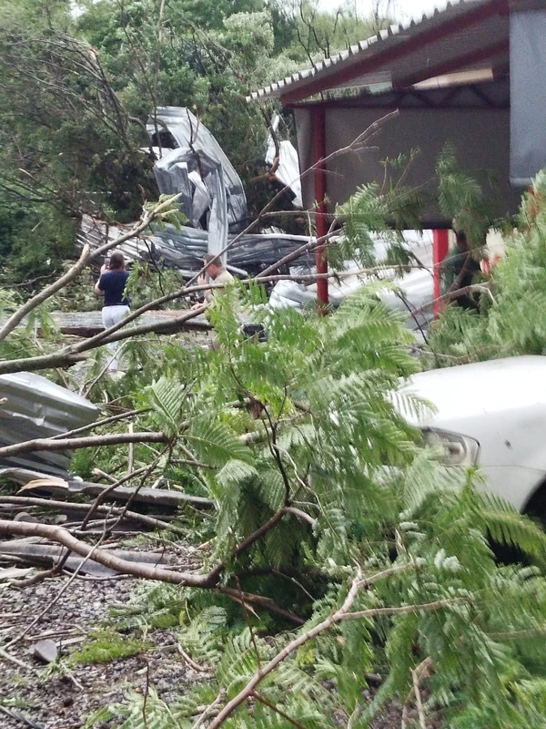 Tornado no Paraná por Reprodução/ Redes sociais