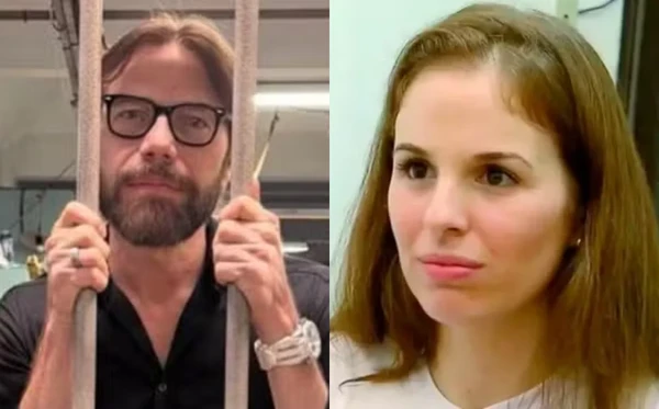 Ullisses Campbell no cenário da série Tremembé e Suzane von Richthofen