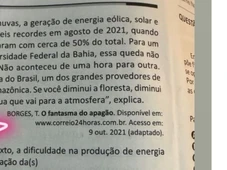 Imagem - Reportagem do CORREIO vira pergunta do Enem 2025; confira a resposta