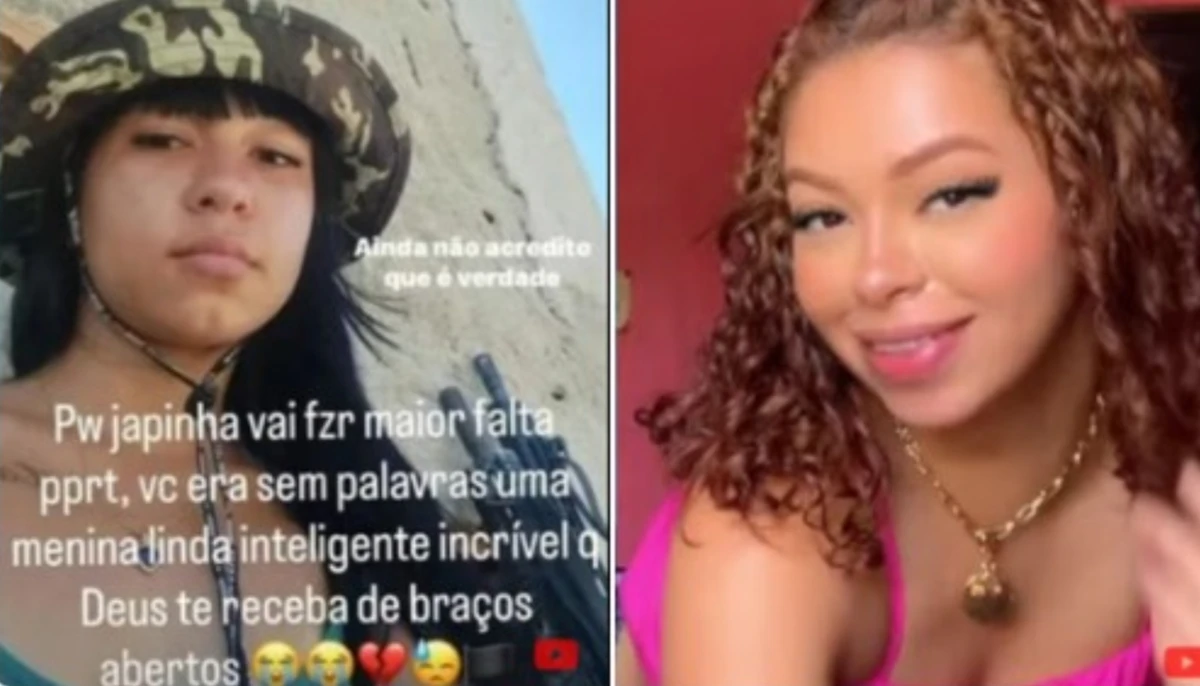 As imagens divulgadas das mulheres que seriam Japinha do CV