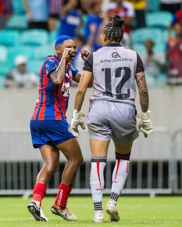 Bahia conquistou hexa no Campeonato Baiano feminino por Letícia Martins e Mauricio Simões/EC Bahia