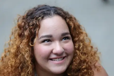 Luísa Silveira, 17 anos, prefere não arriscar e chega ao local de prova com bastante antecedênci por Fabio Rodrigues-Pozzebom/ Agência Brasil