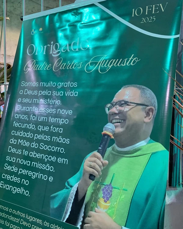 Padre Carlos Augusto da Cruz Silva por Reprodução/ Redes sociais