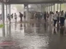 Imagem - Caos: 1° dia da COP30 tem pavilhões sem energia, pontos de alagamentos e água escorrendo pelas paredes