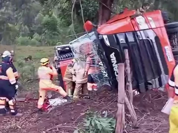 Gustavo compartilhava rotina como caminhoneiro nas redes sociais por Reprodução