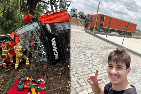 Gustavo compartilhava rotina como caminhoneiro nas redes sociais por Reprodução