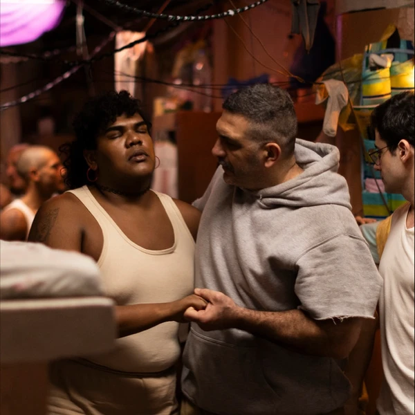 Miguel Nader como Terremoto em 'Tremembé' por Reprodução/Instagram @danielprimo @felipix 