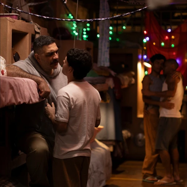 Miguel Nader como Terremoto em 'Tremembé' por Reprodução/Instagram @danielprimo @felipix 