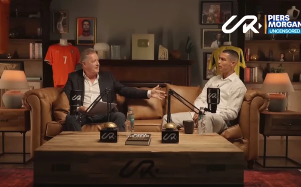 Piers Morgan entrevistando Cristiano Ronaldo