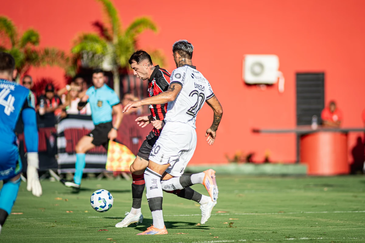 Renzo López marcou um gol pelo Vitória  por Victor Ferreira/EC Vitória