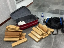 Imagem - Cães farejadores ajudam a polícia a flagrar passageiro com 34kg de drogas em ônibus