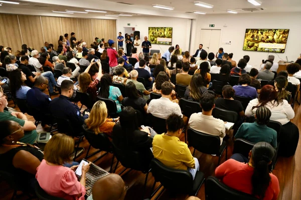 Apresentação do Plano do Pilar por Bruno Concha/Secom PMS