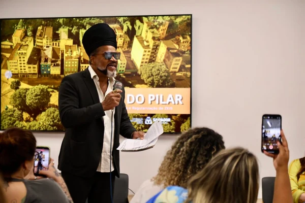 Apresentação do Plano do Pilar por Bruno Concha/Secom PMS