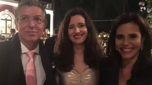 Boninho, Marianna Tamborindeguy e Narcisa Tamborindeguy por Reprodução