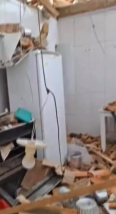 Explosão de gás foi registrada na Bahia por Reprodução