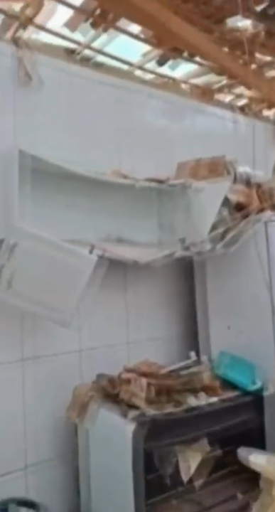 Explosão de gás foi registrada na Bahia por Reprodução