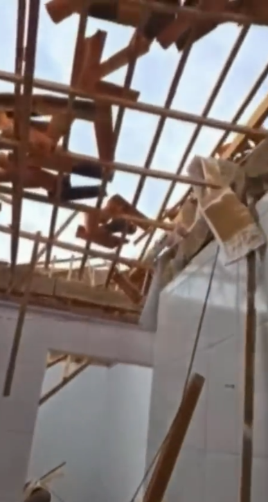 Explosão de gás foi registrada na Bahia por Reprodução