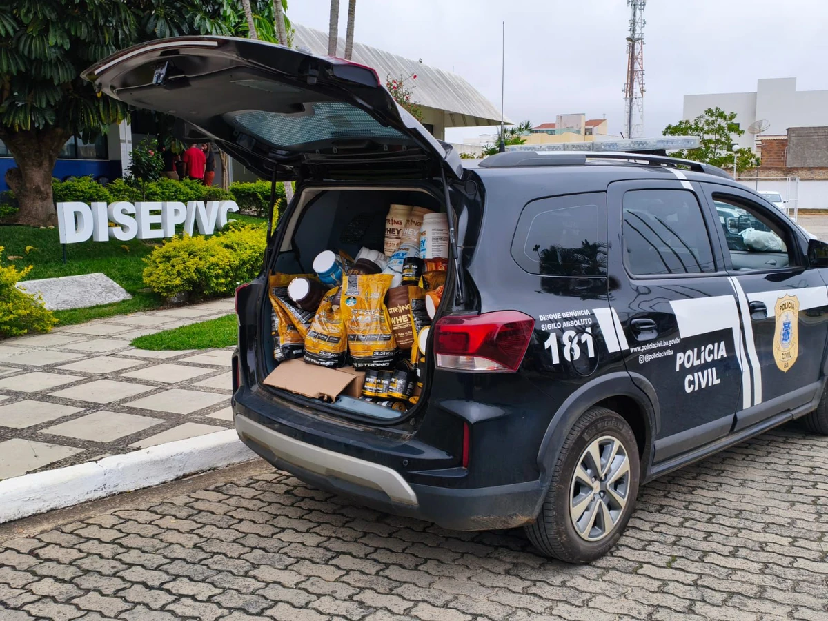 Operação apreende suplementos em Vitória da Conquista