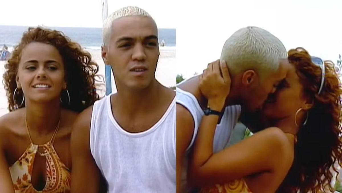 Viviane Araújo e Belo mantiveram relacionamento entre 1998 e 2007, período amplamente comentado na mídia por Reprodução/Globoplay