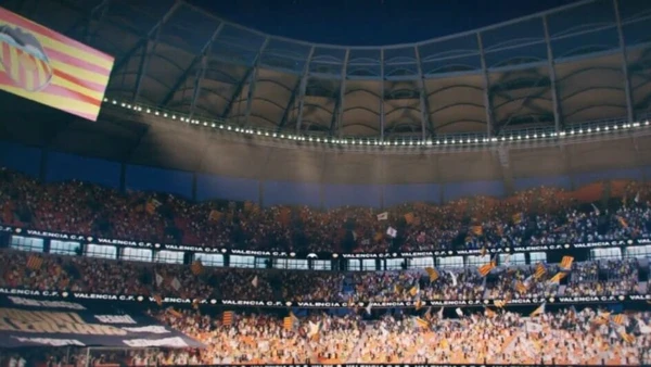Estádio do Valencia por Reprodução
