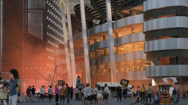 Estádio do Valencia por Reprodução