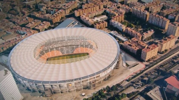 Estádio do Valencia por Reprodução