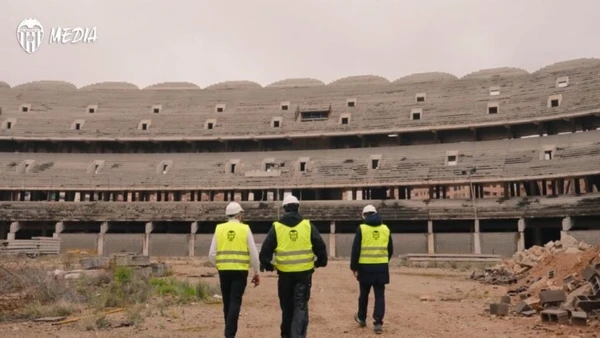 Estádio do Valencia por Reprodução