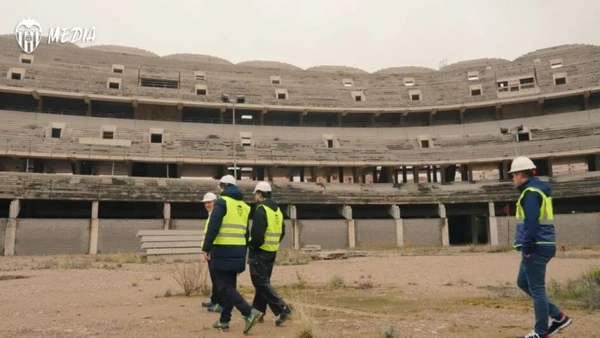 Estádio do Valencia por Reprodução
