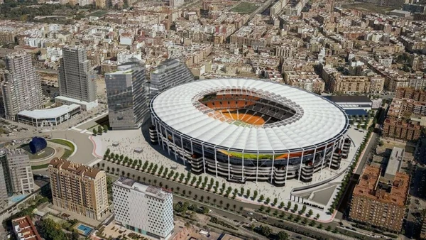 Estádio do Valencia por Reprodução