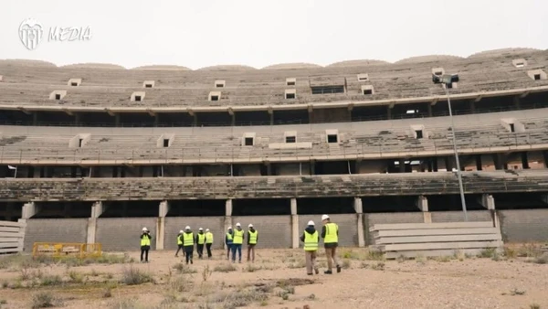 Estádio do Valencia por Reprodução
