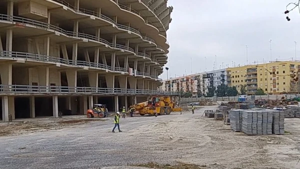 Estádio do Valencia por Reprodução