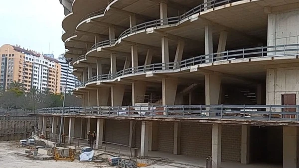 Estádio do Valencia por Reprodução