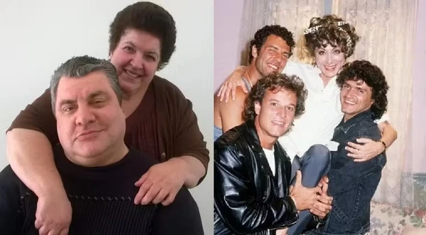 Gerson Brenner com a esposa e em “Rainha da Sucata”  por Reprodução